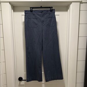 LOFT Women's Dark Gray Flare Jeans